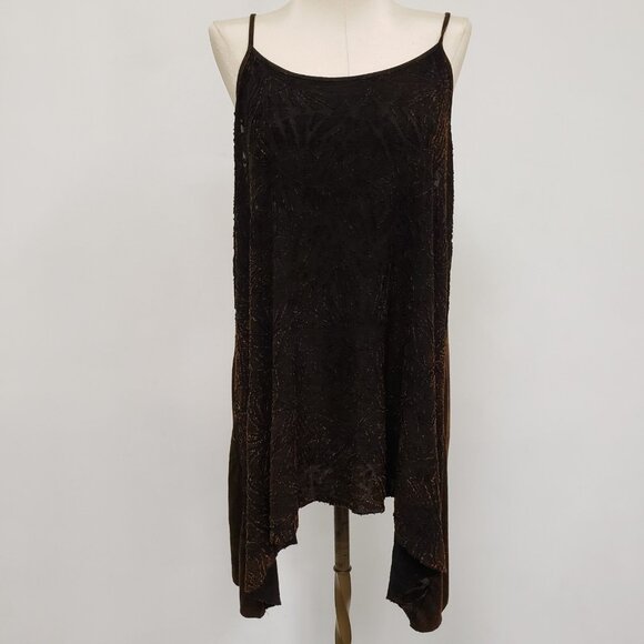 Gimmicks BKE Womens Whimsigoth Fairy Grunge Tunic Top Size L Asymmetric NWT - Picture 1 of 12